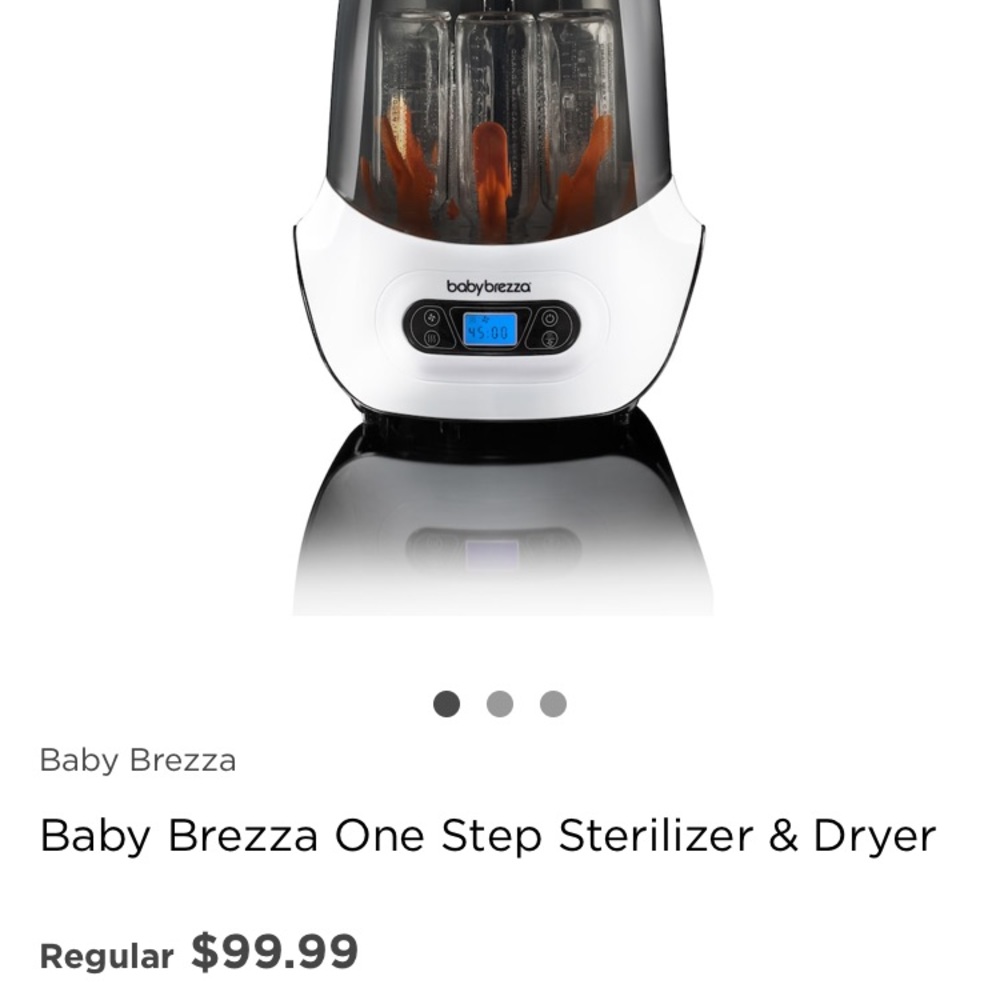 Bottle sterilizer (Baby Brezza)
